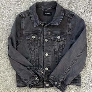 Kidpik Boys Black Denim Jacket